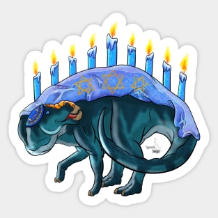 TWD HoliDinos: Maiasaura Menorah Sticker